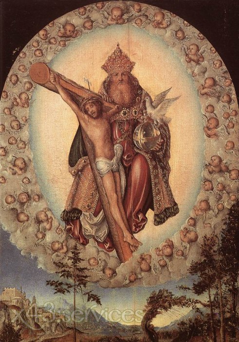 Lucas Cranach d Ae - Dreifaltigkeit - Trinity